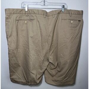 Polo Ralph Lauren Stretch Classic Fit 9"  Chino Shorts 48B‎ Big Flat Front Khaki